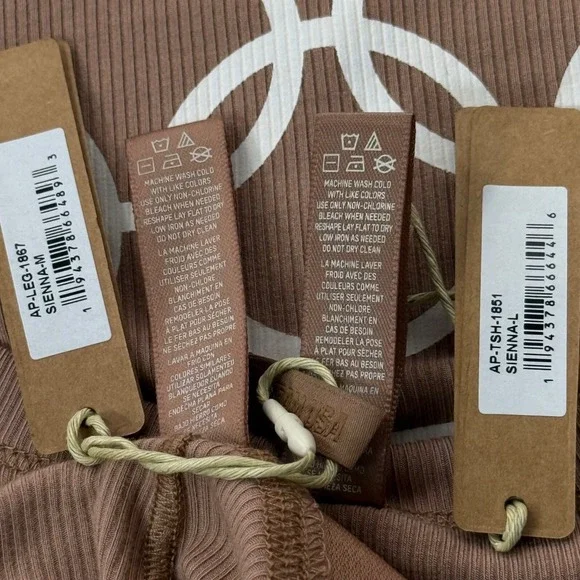 SKIMS Soft Lounge Rib Cropped T-Shirt + Leggings Set Team USA Sienna M/L - Picture 12 of 14